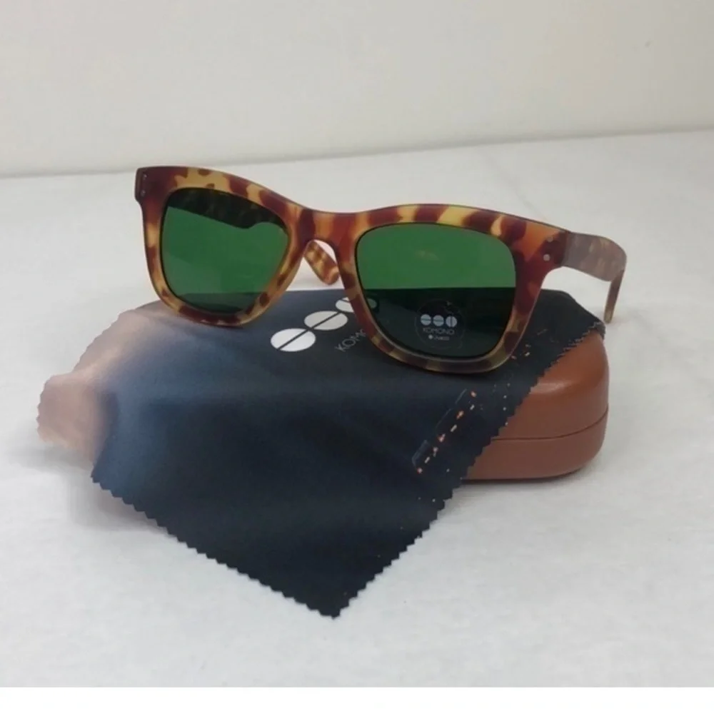 Komono sunglasses The Allen NEW wayfarer matte tortoise demi